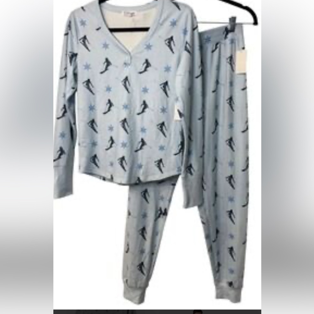 P.J.SALVAGE 2-PIECE SKI PAJAMA SET  NWT sz L
